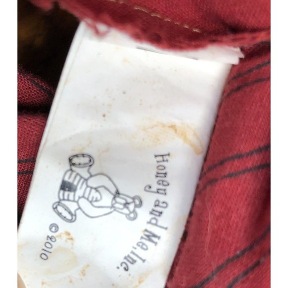 Honey and Me Sitting Primitive Santa in Pajamas Long Beard Bells Christmas Decor - Picture 13 of 15